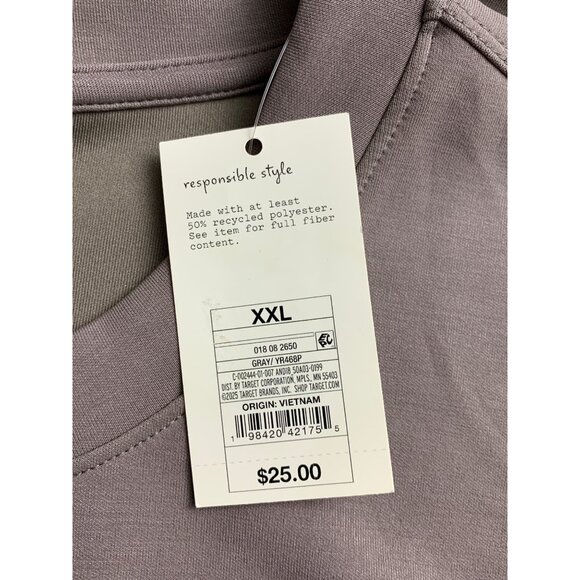 A New Day Womens Brownish Gray Pullover Sweatshirt Round Neck Relaxed Fit XXL - Picture 7 of 8